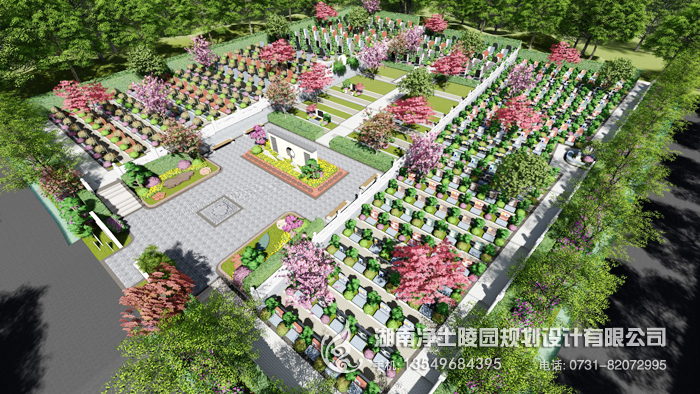 湘陰南泉福地墓區規劃