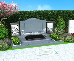 個性藝術墓設計